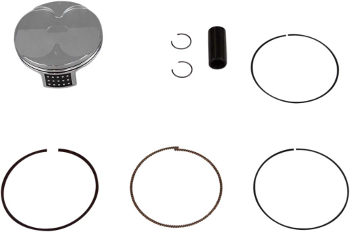 Vertex - Vertex Forged High Compression Piston Kit - Standard Bore 76.76mm, 14.0:1 High Compression - 24121A