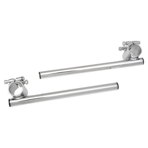 Emgo - Emgo 7/8in. Steel Clip-on Handlebars - 36mm - Chrome - 23-93135