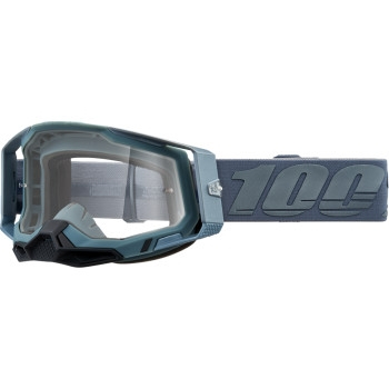 100% - 100% Racecraft 2 Battleship Goggles - 50009-00017 - Battleship/Gray/Clear Lens - OSFM