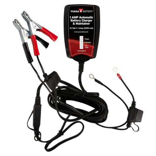 Yuasa - Yuasa 12 Volt 1 Amp Battery Charger - YUA1AMPCH