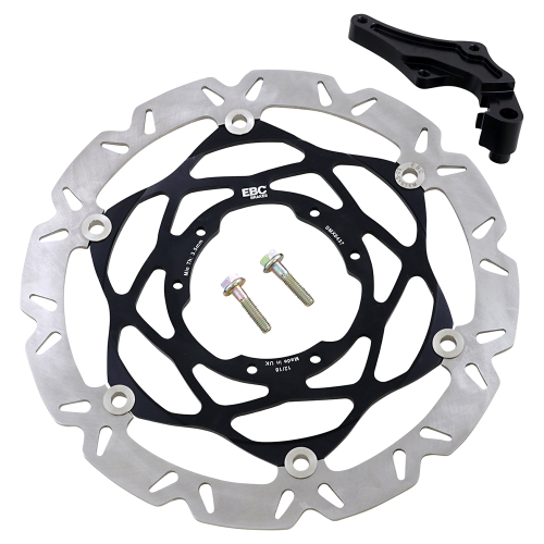 EBC - EBC Supermoto Carbon Fiber Look Contour Brake Rotor Kit - SMX6437