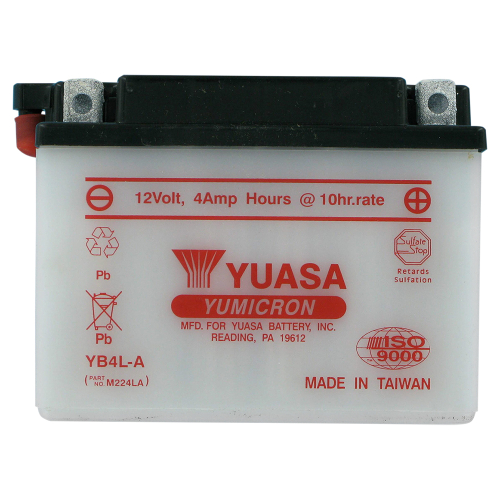 Yuasa - Yuasa Yumicron Battery - YB4L-A - YUAM224LA
