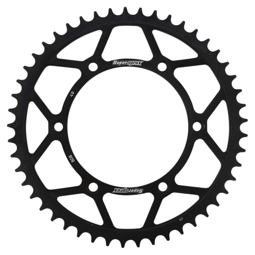 Supersprox - Supersprox Steel Rear Sprocket - 49T - RFE-808-49-BLK