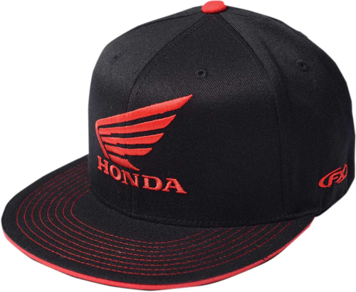 Factory Effex - Factory Effex Honda Wing Flexfit Hat - 17-88392 - Black - Lg-XL