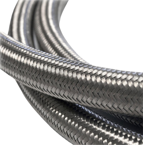 Jagg - Jagg Braided Oil Hose - Black - 21-JSSN06-10