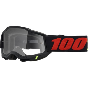 100% - 100% Accuri 2 Morphuis Goggles - 50013-00022 - Morphuis/Black/Red/Clear Lens - OSFM