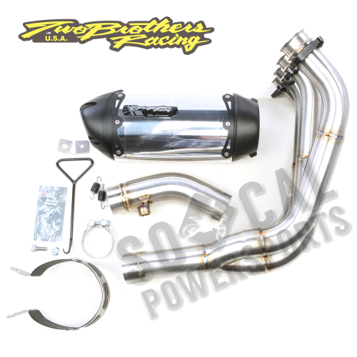 Two Brothers Racing - Two Brothers Racing S1-R Slip-On - Carbon Fiber Muffler - 005-4060107-S1B