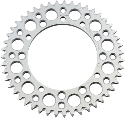 Renthal - Renthal Ultralight Rear Sprocket - Silver - 47T - 408U-420-47GESI