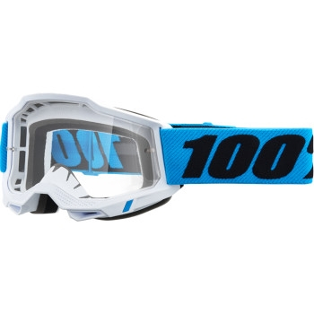 100% - 100% Accuri 2 Novel Goggles - 50013-00023 - Novel/Blue/Black/Clear Lens - OSFM