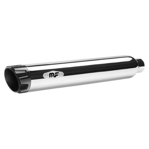 MagnaFlow - MagnaFlow Legacy 31in. Slip-On Muffler - Chrome with Black End Caps - 7201303