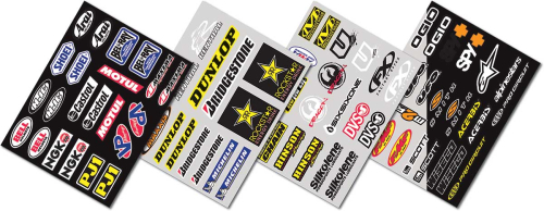 Factory Effex - Factory Effex Iron-On Sponsor Kit - 11-82120