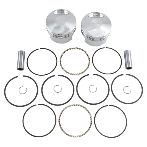 Wiseco - Wiseco K Piston Kit (73ci., Domed) - .020in. Oversize to 3.518in., 10.5:1 Compression - K1687