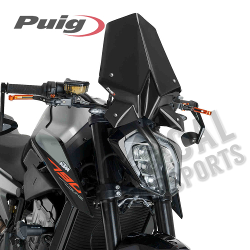 PUIG - PUIG New Generation Sport Windscreen - Black - 9668N