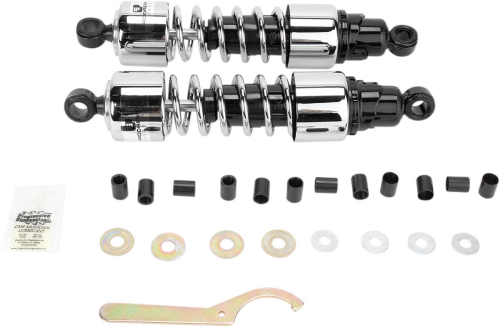 Progressive Suspension - Progressive Suspension 412 Series Standard 13in. Shocks - Chrome - 412-4210C
