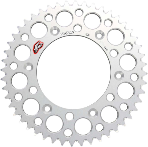 Renthal - Renthal Ultralight Rear Sprocket - Silver - 48T - 154U-520-48GRSI