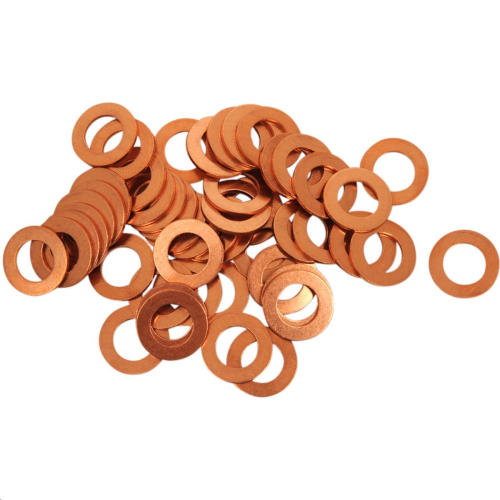 Bolt MC Hardware - Bolt MC Hardware M14 Drain Plug Washers - Copper - 50pk - CPRM14.22-50