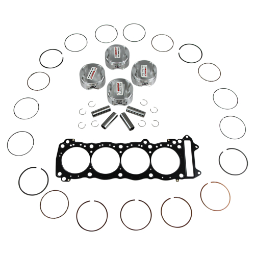 Wiseco - Wiseco Top End Kit (Flat Top) - 3.00mm Oversize to 84.00mm, 13.5:1 Compression - CK181