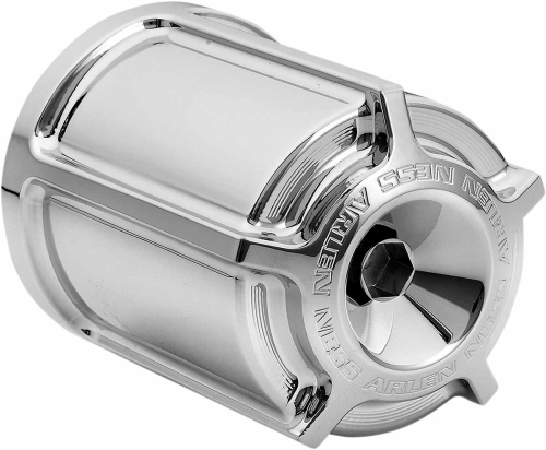 Arlen Ness - Arlen Ness Re-Usable Billet Oil Filter - Beveled - Chrome - 03-462