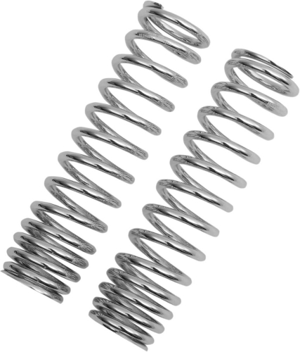 Progressive Suspension - Progressive Suspension 12 Series Standard Springs (95-140 psi) - Chrome - 03-1367C