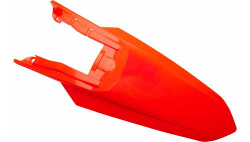 UFO Plastics - UFO Plastics Replacement Plastic for KTM - Rear Fender - Neon Orange - KT05010-FFLU