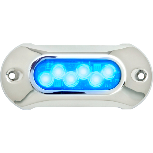 Attwood Marine - Attwood Light Armor Underwater LED Light - 6 LEDs - Blue