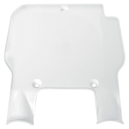 UFO Plastics - UFO Plastics Front Number Plate - White - KA02720047