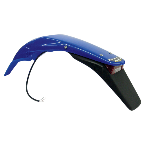 UFO Plastics - UFO Plastics Enduro Rear Fender with Light - Reflex Blue - YA03868-089