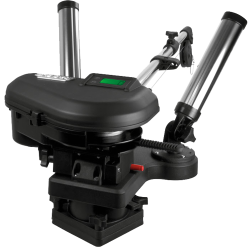 Scotty - Scotty 2116 HP Depthpower Electric Downrigger 60" SS Telescoping Boom w/Swivel Base - Dual Rod Holder