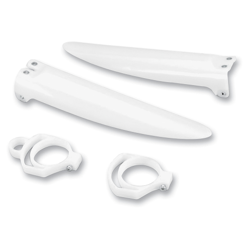 UFO Plastics - UFO Plastics Fork Slider Protectors - White - KA03711-280