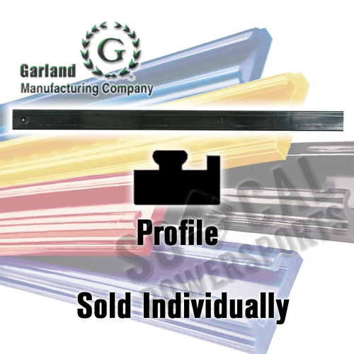 Garland Mfg Co - Garland Mfg Co Slides - UHMW - Black - 15 - 57in - 15-5700-0-02-01