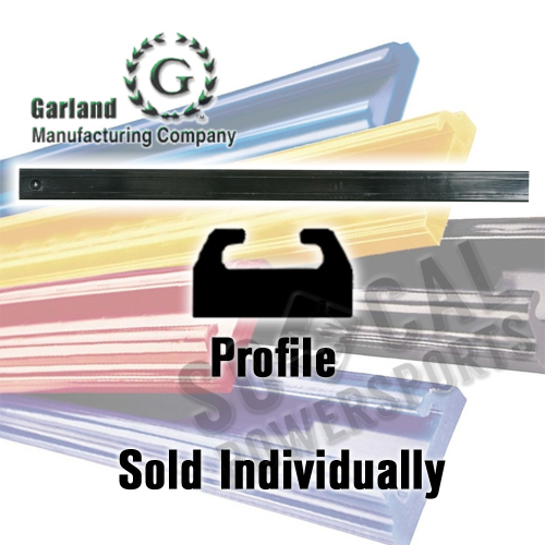 Garland Mfg Co - Garland Mfg Co Slides - UHMW - Black - 24 - 64in. - 24-6400-1-01-01