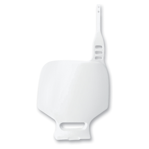 UFO Plastics - UFO Plastics Front Number Plate - White - YA02874-046