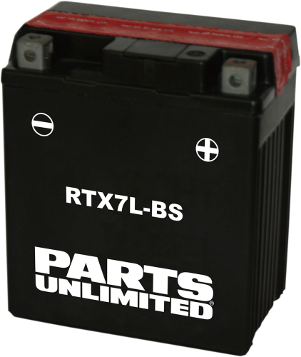 Parts Unlimited - Parts Unlimited AGM Maintenance-Free Battery - RTX7L-BS