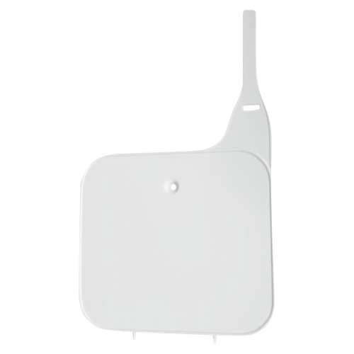 UFO Plastics - UFO Plastics Front Number Plate - White - HO02607041