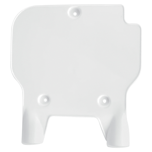 UFO Plastics - UFO Plastics Front Number Plate - White - KA02761047