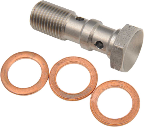 Goodridge - Goodridge Stainless Steel Double Banjo Bolt for BMW, Ducati, Suzuki - 10mm x 1.0in. - P993-03-31C
