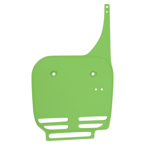 UFO Plastics - UFO Plastics Front Number Plate - KX Green - KA02742026