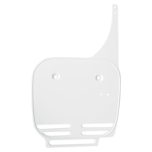 UFO Plastics - UFO Plastics Front Number Plate - White - KA02742047