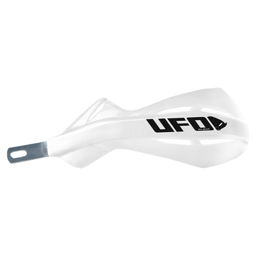 UFO Plastics - UFO Plastics Handguards with Aluminum Inserts for 7/8in. Handlebars - White - PM01632-041