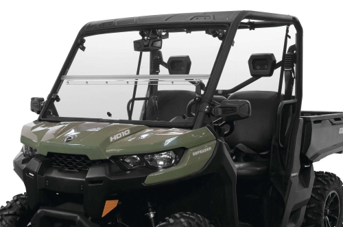 Seizmik - Seizmik Versa-Fold Hard-Coated Polycarbonate Windshield - 25038