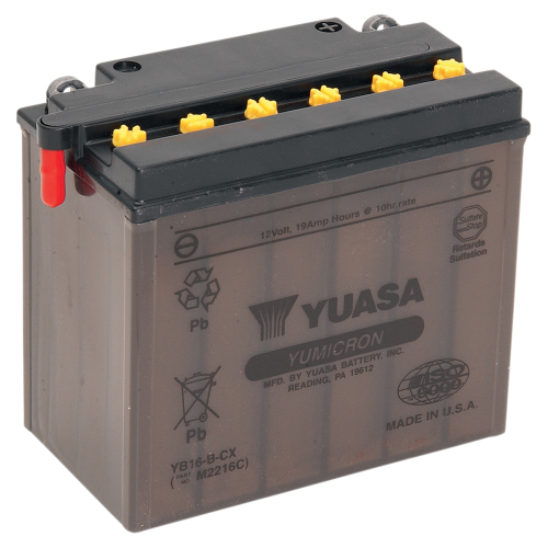Yuasa - Yuasa Yumicron CX Battery - YB16-B-CX - YUAM2216C