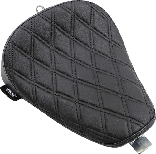 Drag Specialties - Drag Specialties Bobber-Style Solo Seat - Double Diamond - Black Thread - 0804-0739