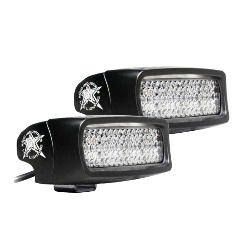 RIGID Industries - RIGID Industries SR-Q PRO Back Up Light Kit - Surface Mount Diffused - Pair - Black