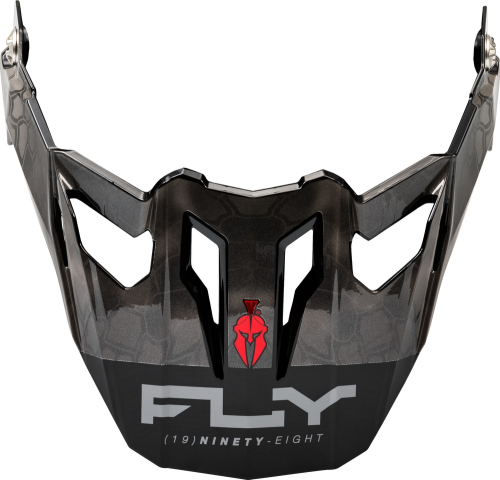 Fly Racing - Fly Racing Visor for Trekker Kryptek Conceal Helmet - Black/Gray/White - 73-7031
