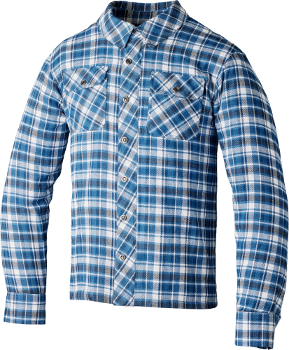 RST - RST Kevlar Lumberjack CE Shirt - 102115BLU2-38 - Blue/Gray Check - X-Small