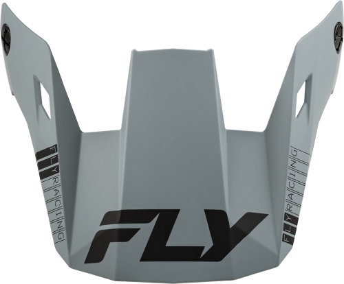 Fly Racing - Fly Racing Visor for Fly Rayce 2024 Helmet - Matte Gray - XS - Lg - 73-91148