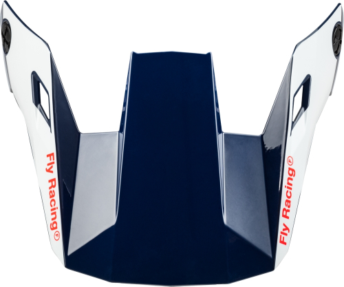 Fly Racing - Fly Racing Visor for Fly Rayce 2024 Helmet - Red/White/Blue - XS - Lg - 73-91142