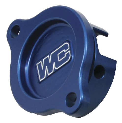 Works Connection - Works Connection Oil Filter Cover - Blue - 27-146
