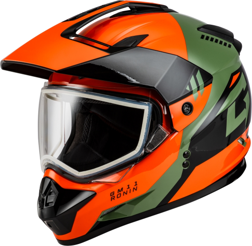 G-Max - G-Max GM-11 Ronin Helmet - A11151183 - Orange/Gray/Black - X-Small
