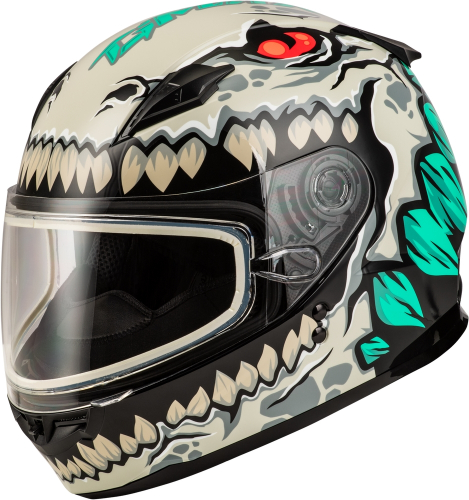 G-Max - G-Max GM-49Y Drax Youth Helmet - F2499121 - Silver - Medium